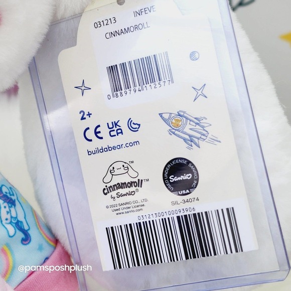 Build A Bear Sanrio CINNAMOROLL Hello Kitty Sleeper 25th Anniversa Cupcake Plush - Picture 16 of 16